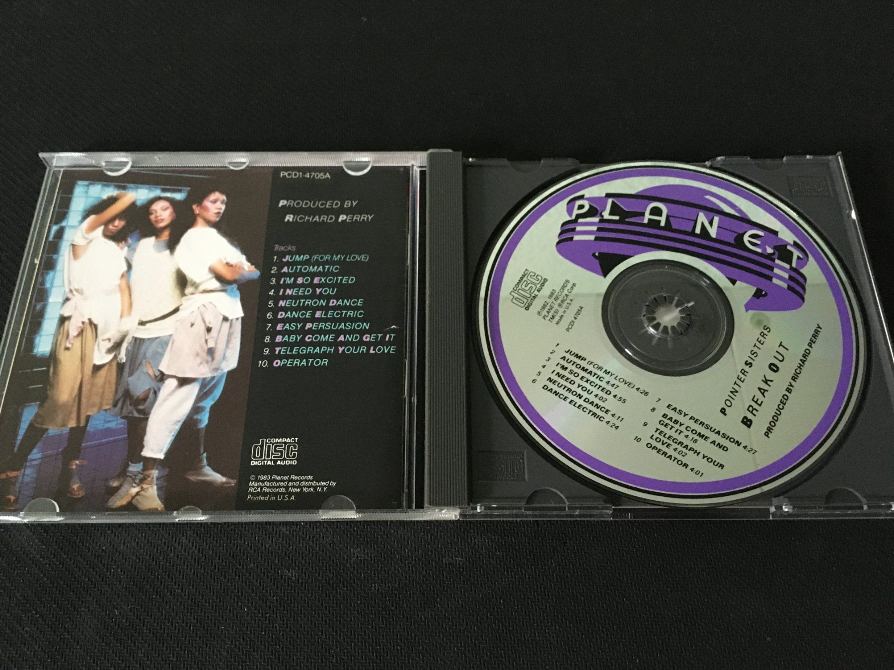 CDs: Pointer Sisters - Break Out -CD- – Gebraucht aus St.Gallen von MedienJoe 1