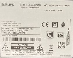 Samsung UE55NU7091 - pièces de rechange fonctionnelles
