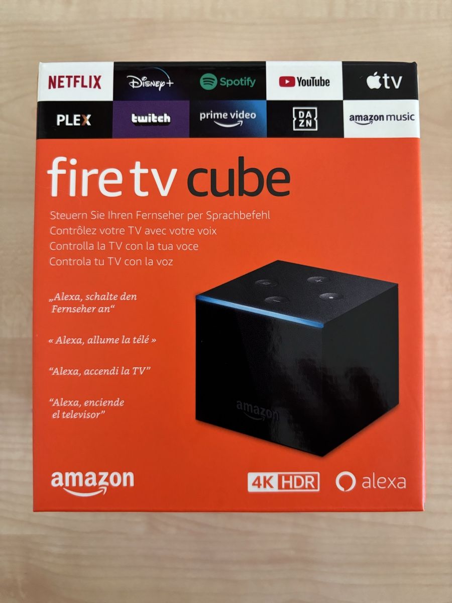 Amazon Multimediaplayer & Streamer: Amazon Fire TV Cube 4K HDR in excellent condition – Gebraucht aus Luzern von fmitzi 4