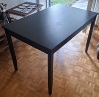 Schwarzer Holztisch Ikea
