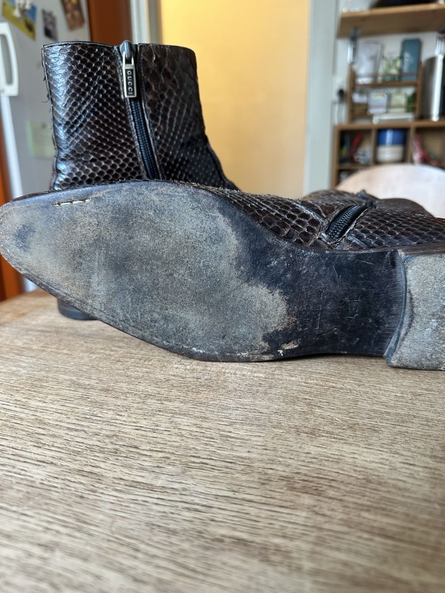 Gucci Scarpe da uomo: GUCCI STIEFEL Schlangenleder 43 – Usato da Zürich venduto da han_djc6 3