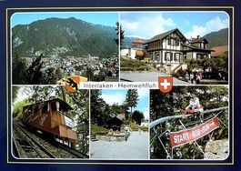 INTERLAKEN Heimwehfluh Restaurant, Standseilbahn, Rutschbahn