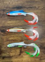 BALZER Shirasu Reptile Shad UV Booster 19 cm - 3er Set