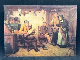 Ansichtskarte: Albert Anker /1831-1910): Der Wucherer