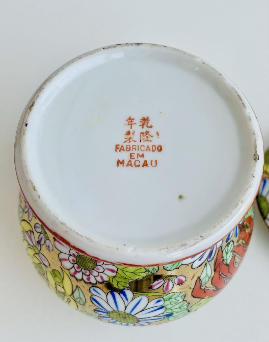 Altro in Decorazioni & Accessori: Ancien pot à gingembre de Macao, Fleurs dorées – Usato da Genève venduto da mar_nd6c 5