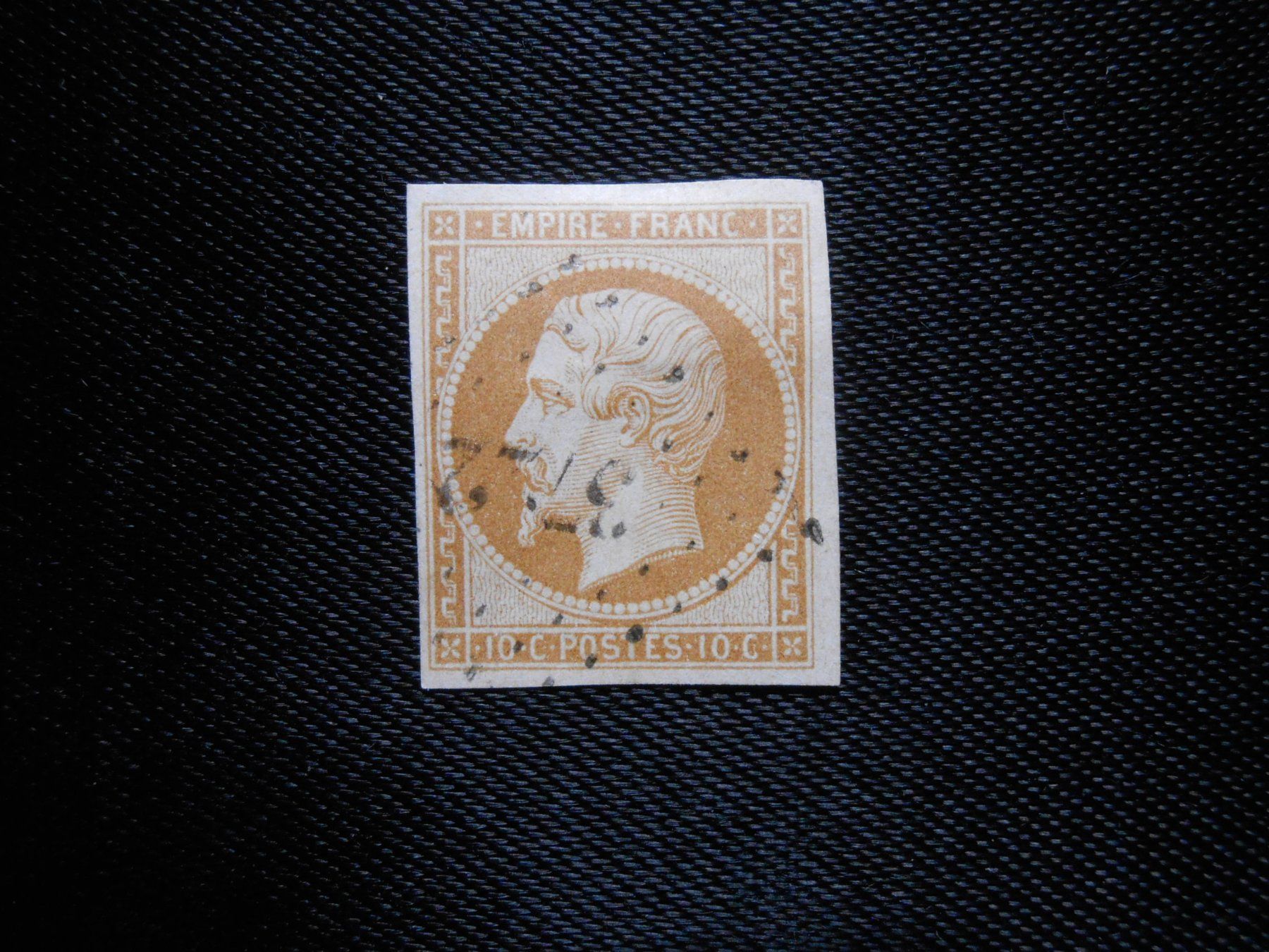 Alle Briefmarken: F Mi 12 lc   10C   Napoléon lll  1859 – Gebraucht aus Hallwil von pkaiser44 1