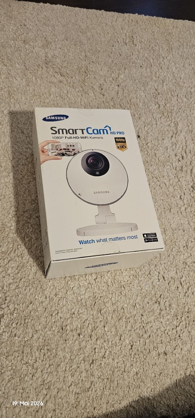 Samsung Fotocamera: Samsung SmartCam HD PRO 1080p Full-HD-WLAN Kamera – Nuovo e nell'imballaggio originale da Hinwil venduto da boulevard88