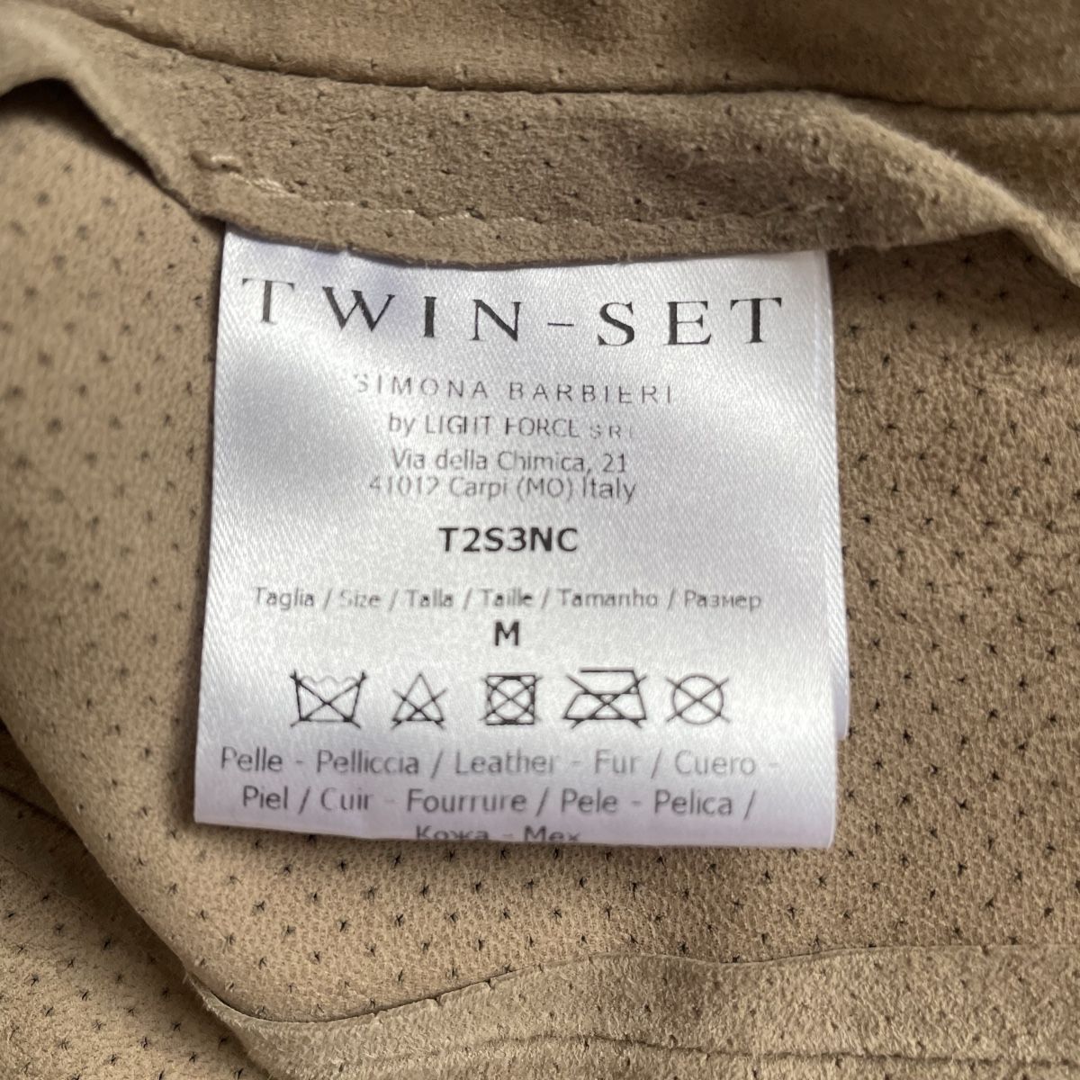 Bolero: Twin-Set Simona Barbieri Suede Leather Jacket S/M – Usato da Küsnacht ZH venduto da Zubli 4