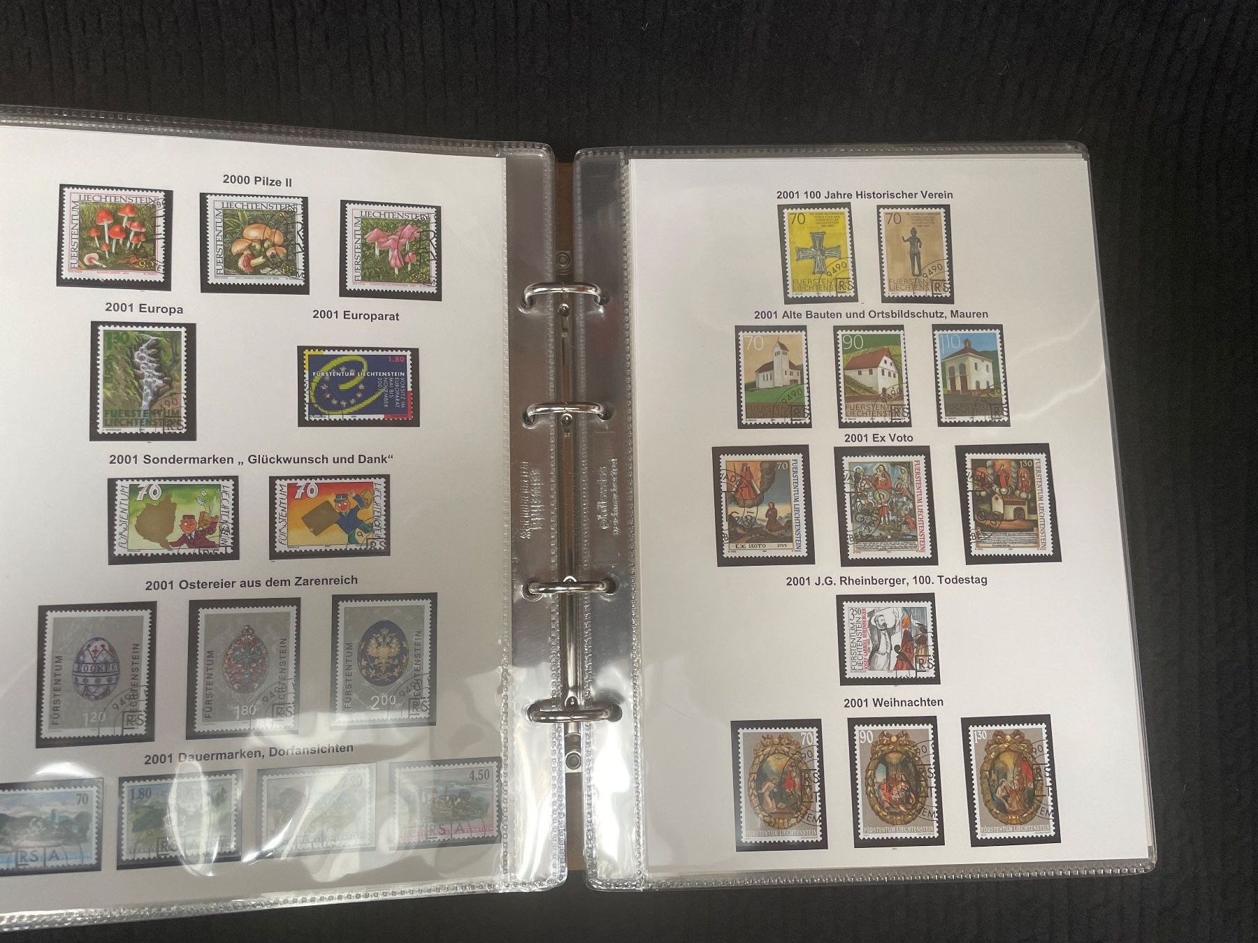 Tutti i francobolli: Liechtenstein Briefmarken Sammlung, komplett,1981- 2013 – Usato da Schüpfen venduto da Schuepfen45 7