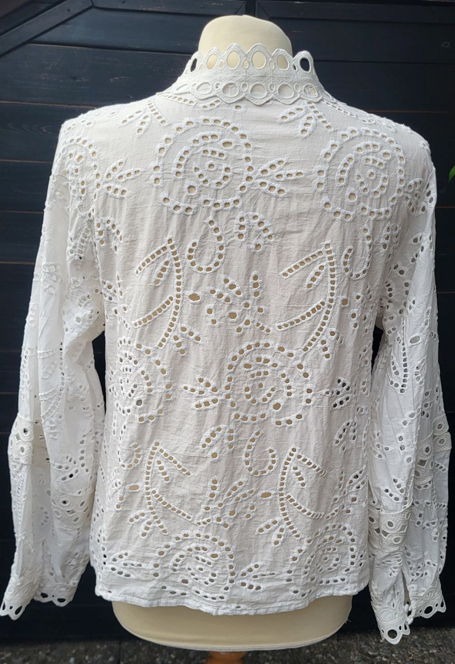 Blusen: Blouse blanche en coton – Neu und originalverpackt aus Fribourg von VictoriaShop7 2
