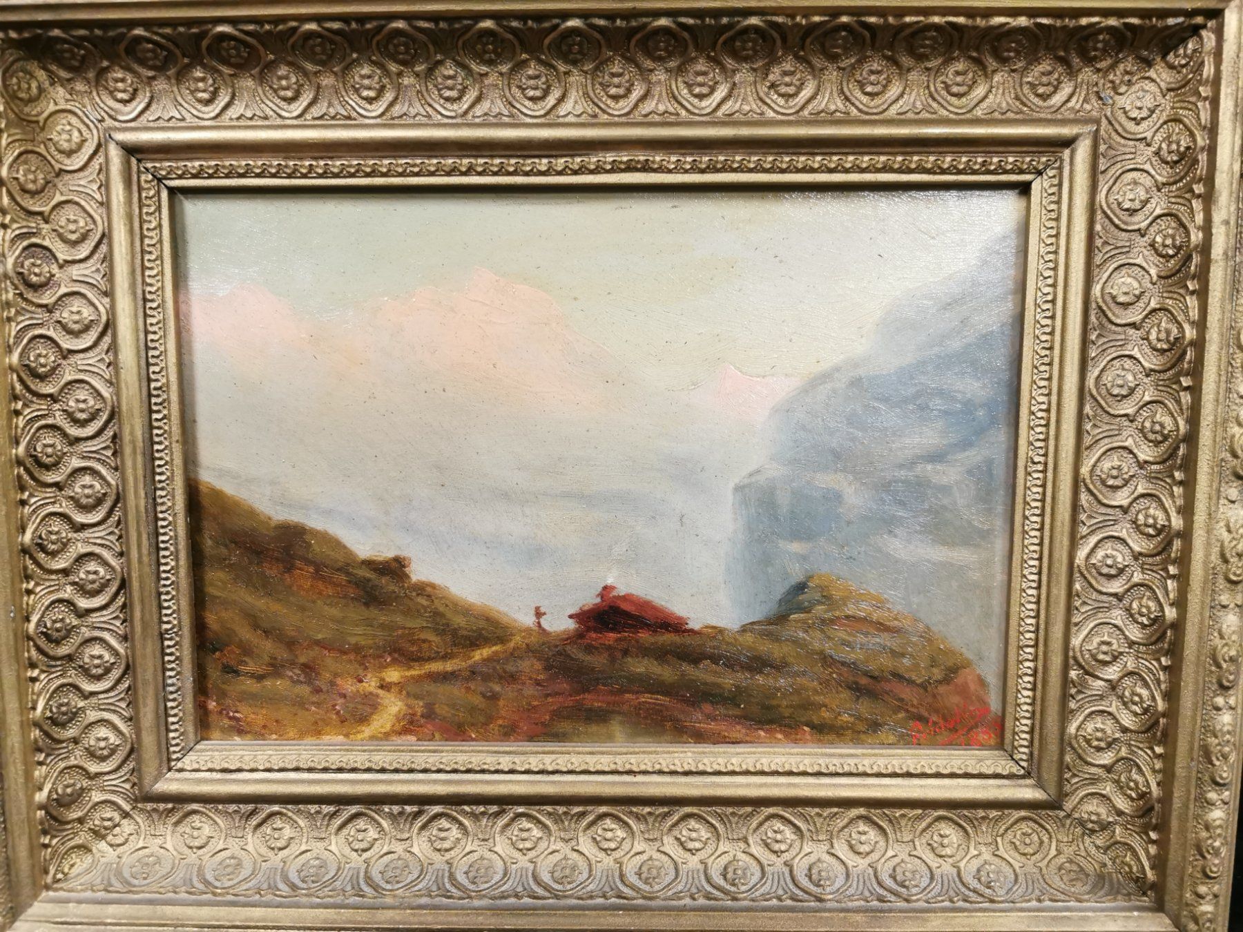 Dipinti: HUILE SUR PANNEAU SIGNÉE ET DATÉE 1885 – Usato da Genève venduto da Qanil77 1