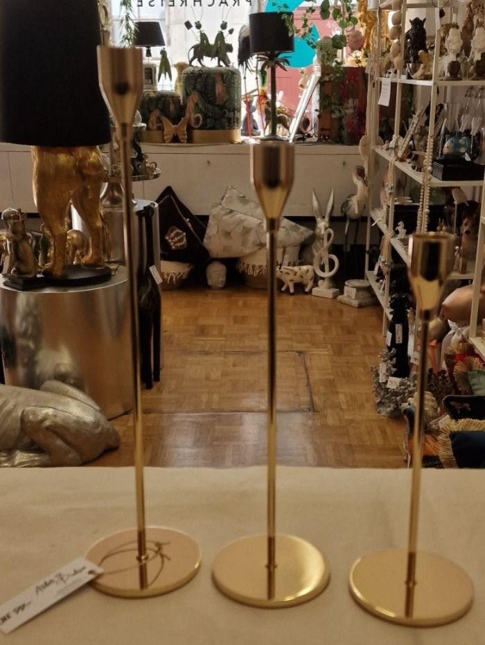 Kerzenständer: Design Kerzenständer Gold Optik – Neu und originalverpackt aus Schaffhausen von AtelierPudesco 3
