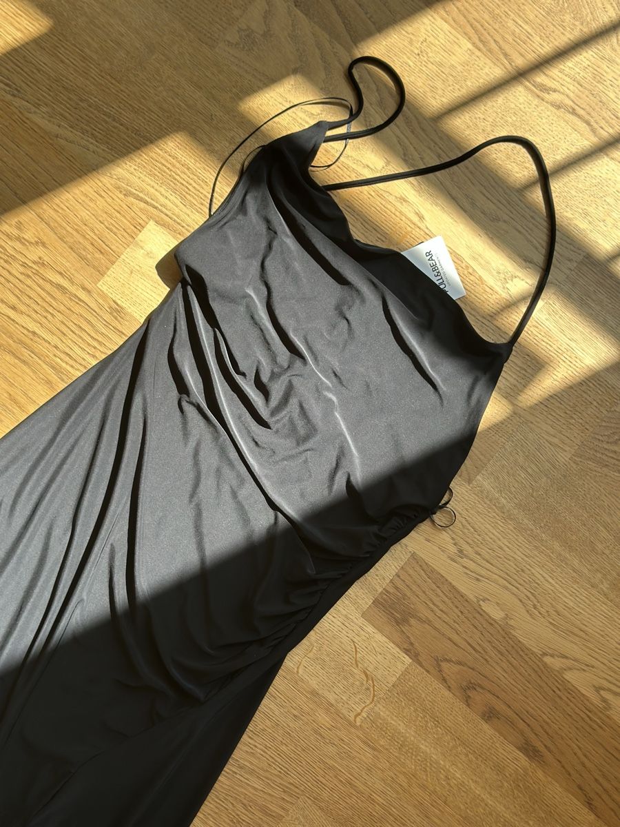 Bershka Vestiti: PULL & BEAR Kleid schwarz Grösse S mit Etikett neu – Nuovo e nell'imballaggio originale da Basel venduto da FatmaCan52