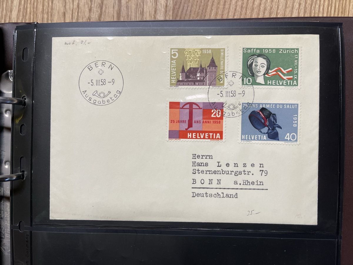 Alle Briefmarken: Briefmarken  – Gebraucht aus Wängi von Bmo