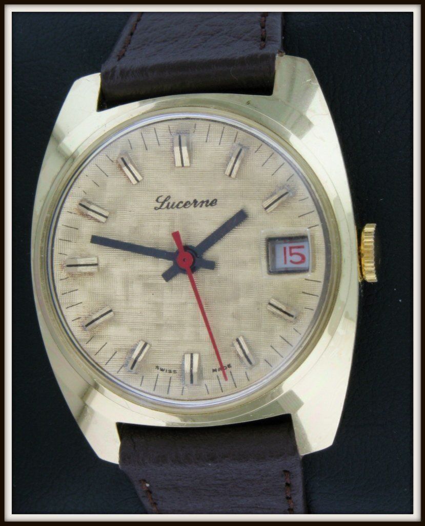 Orologi: Vintage LUCERNE Datum 1970 ungetragen – Nuovo (secondo la descrizione) da Hirzel venduto da Dukduk 3