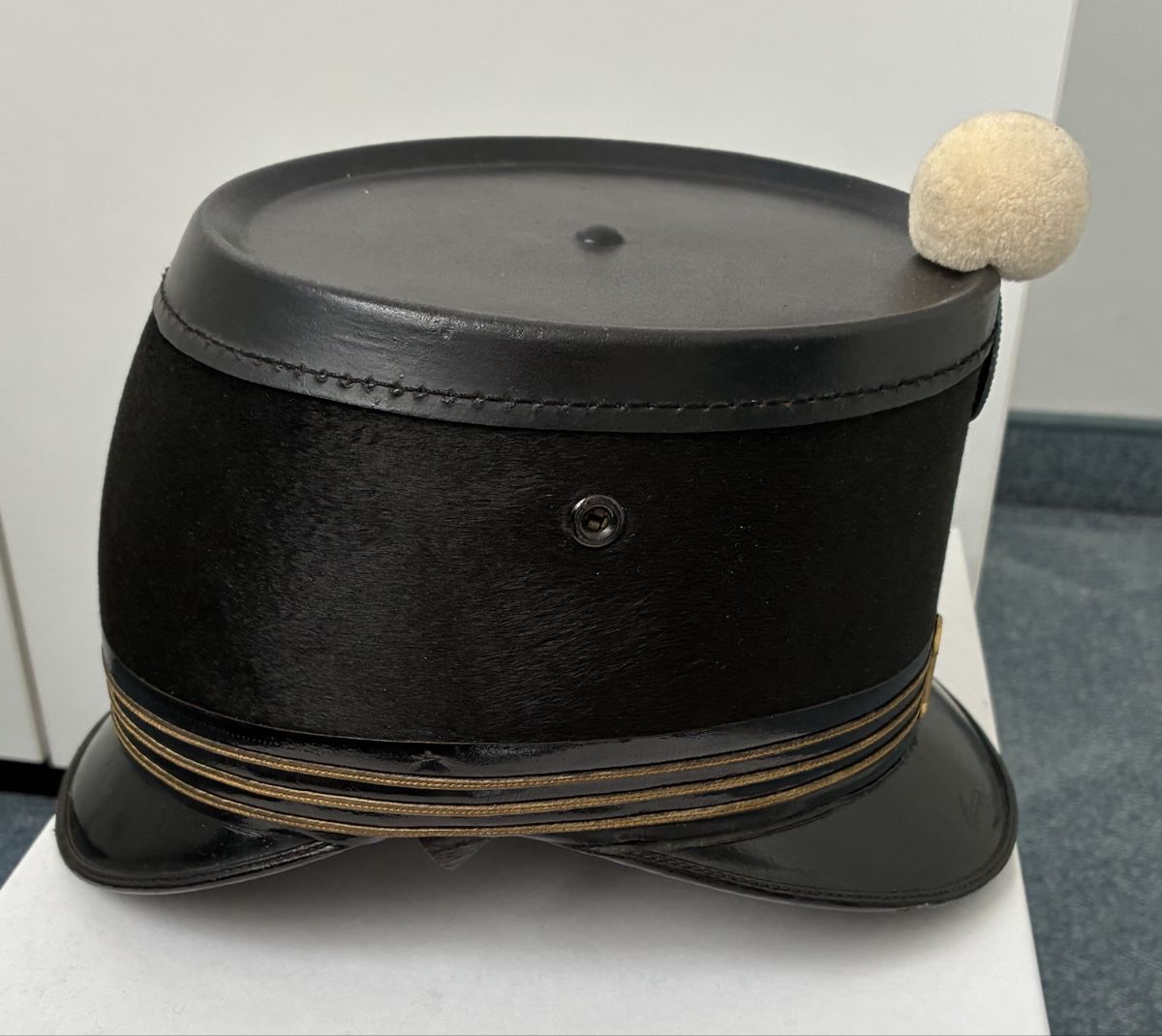 Schweizer Armee Uniformi: Tschako Hptm GR 1898 – Usato da Gutenswil venduto da Antiques77 3
