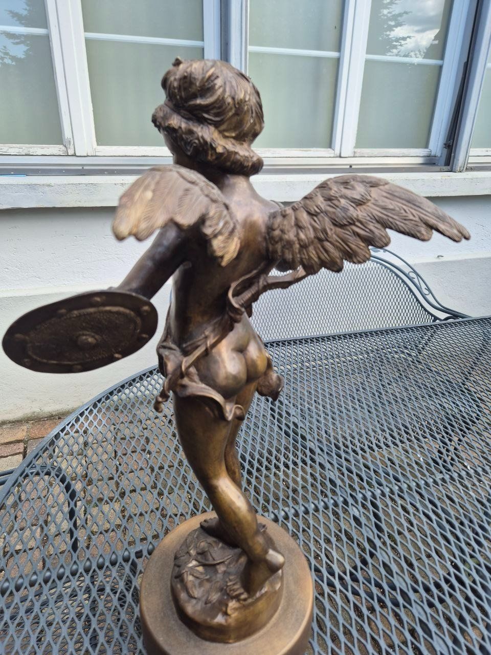 Skulpturen & Statuen: Antiker Bronze - Engel ca. 1880 - 1910 – Gebraucht aus Speicher von Ramtha1 3