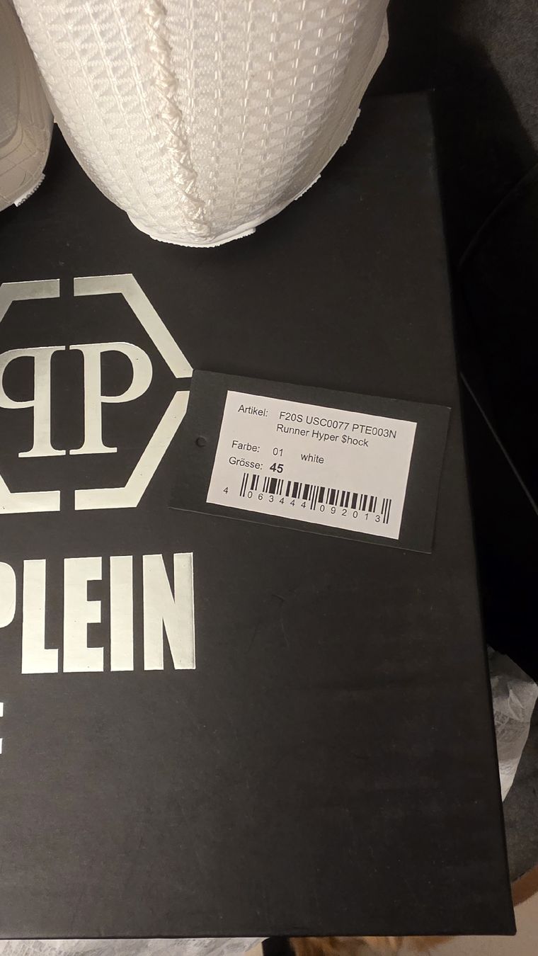 Philipp Plein Herrenschuhe: Philipp Plein Runner Hyper Shock weiss Grösse 45 neu – Neu und originalverpackt aus Zug von mer_r6px 2