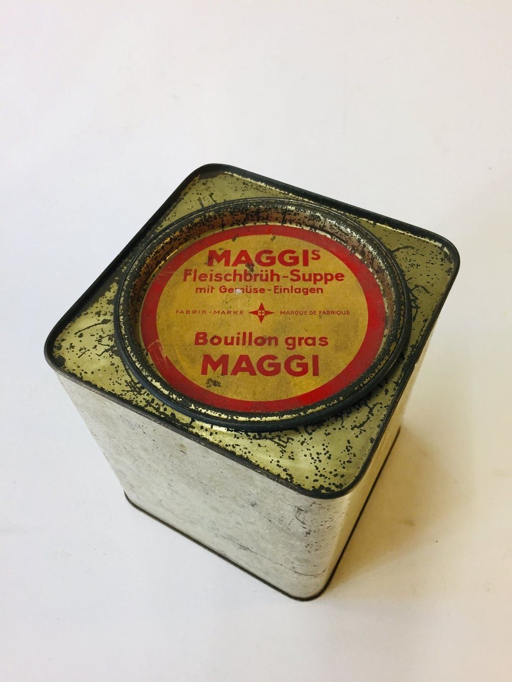 Dosen: Vintage Blechdose Maggi FleischbrühSuppe – Gebraucht aus Schaffhausen von vintageworld 2