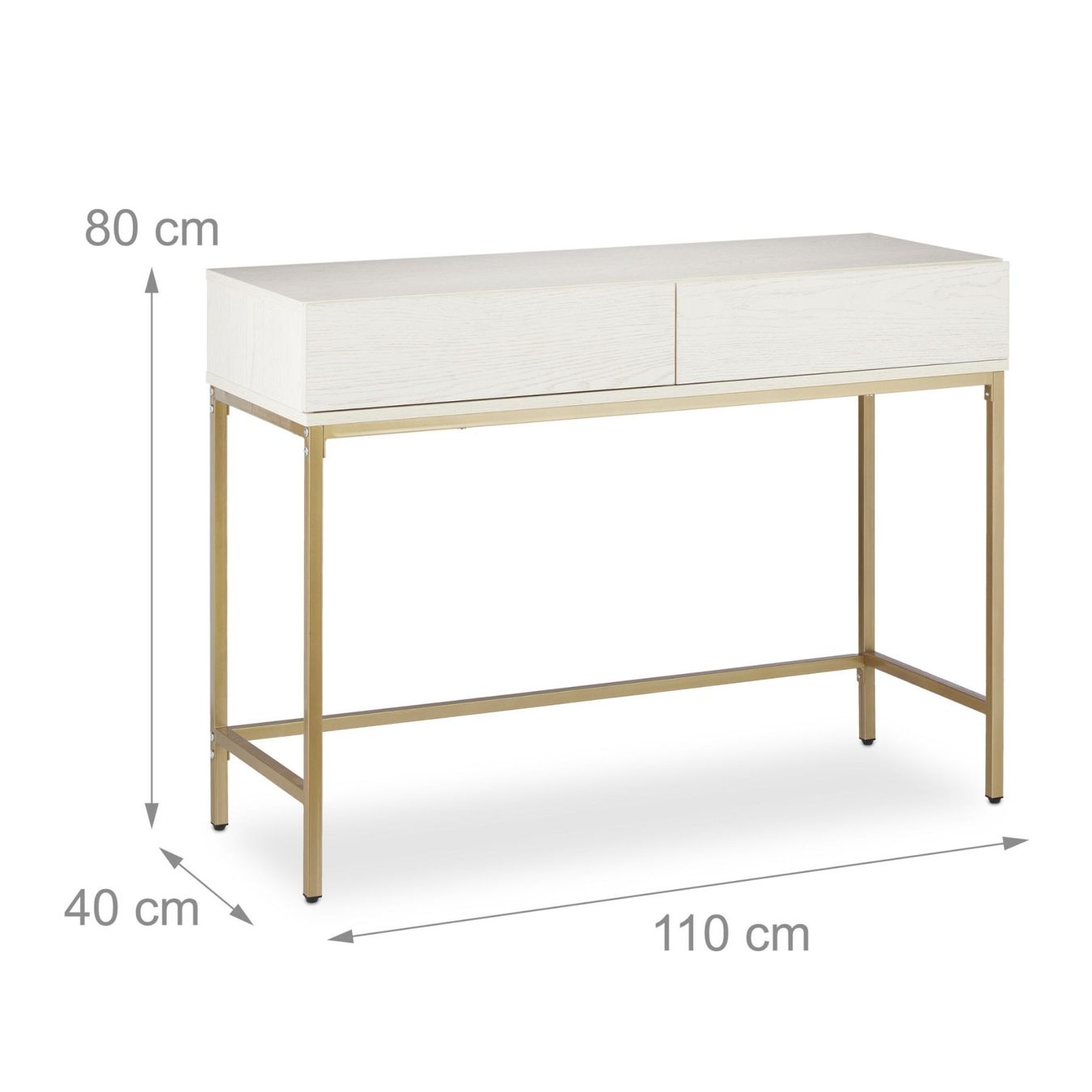 Cassettiere: Konsolentisch Gold Weiss – Nuovo e nell'imballaggio originale da Kreuzlingen venduto da DealBlitz 3