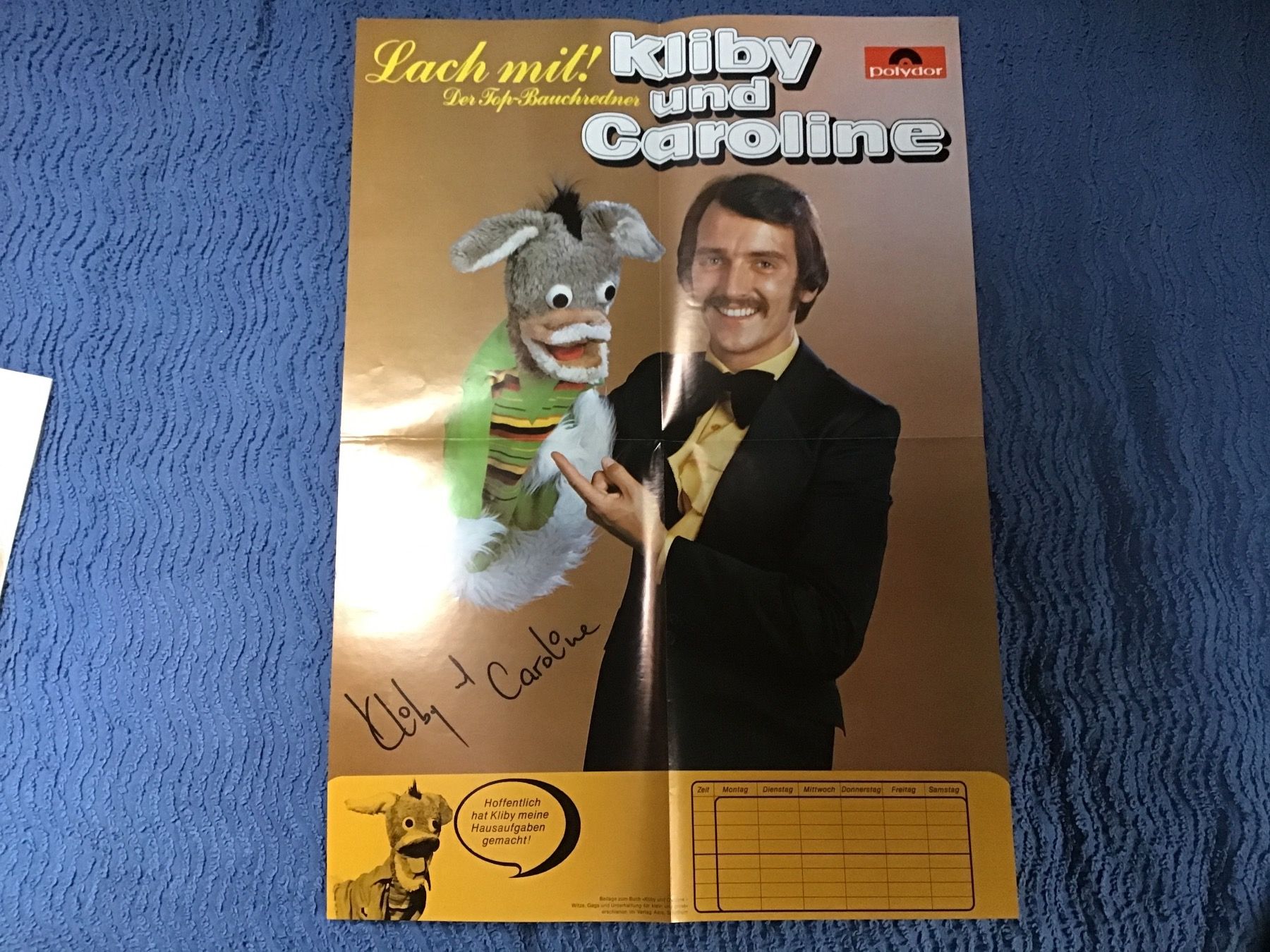 Livres: Kliby und Caroline, Buch und Poster mit Autogramm – D'occasion à Rüti ZH par Wernika1 2