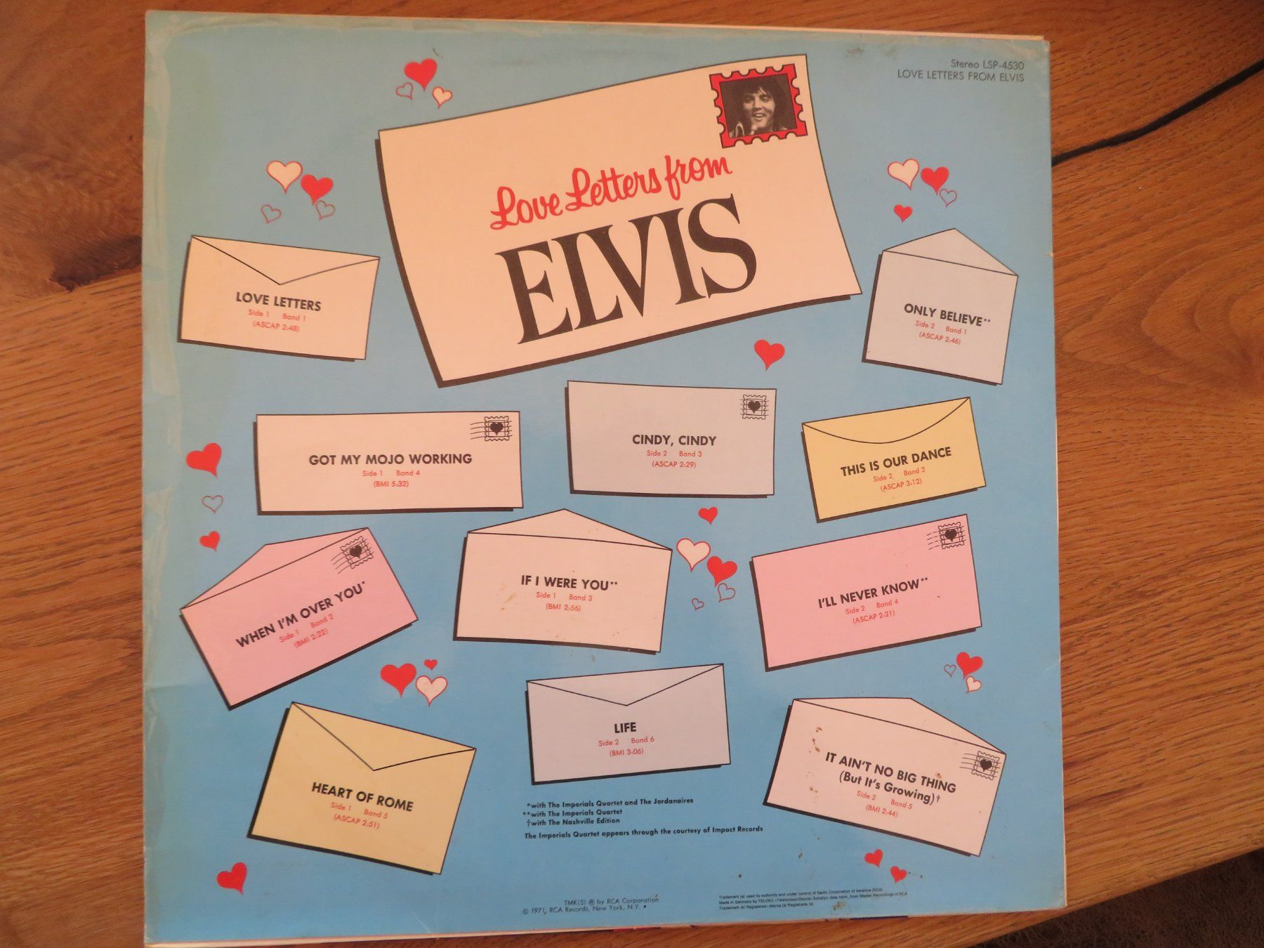 Dischi in vinile: ELVIS PRESLEY LOVE LETTERS FROM – Nuovo (secondo la descrizione) da Zürich venduto da max_cp5f 1