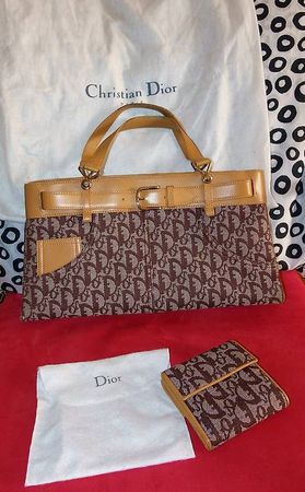 Dior Set - Handtasche & Portemonnaie Monogramm Canvas