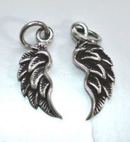 Anhänger Flügel Paar, Silber 925