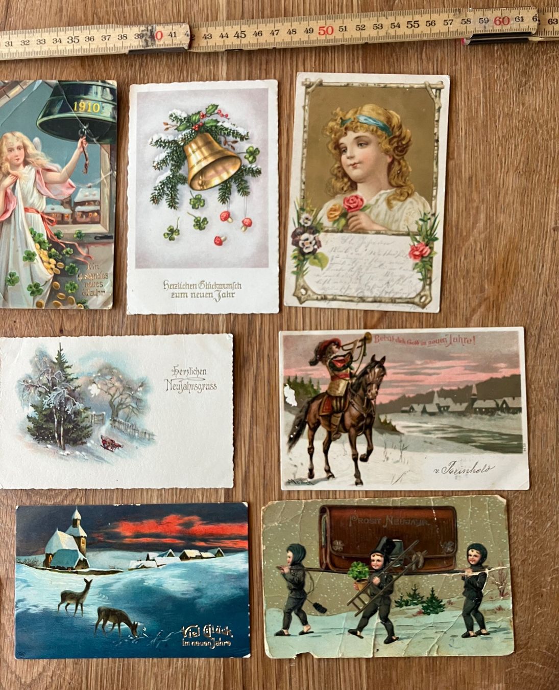 Cartes postales: Antike Ansichtskarten Neujahrsgrüsse – D'occasion à Waldstatt par breitaxt 3