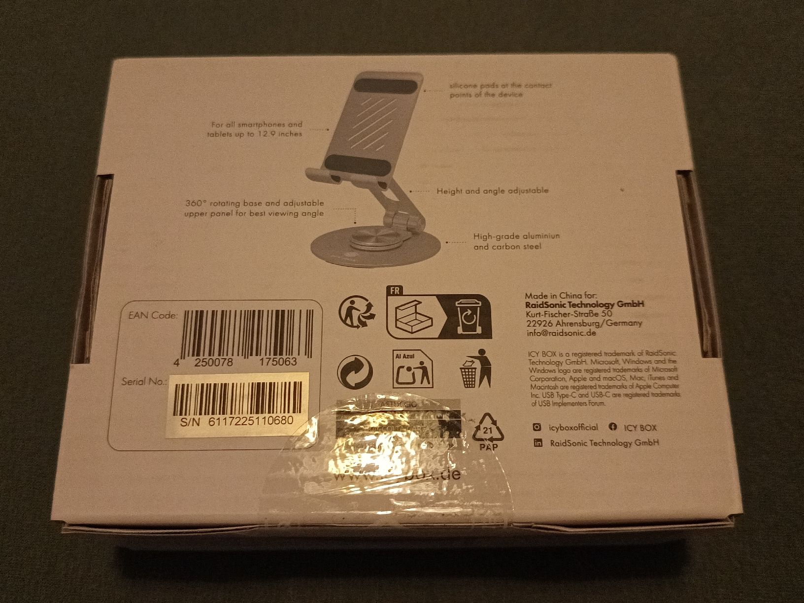 Staffe: Smartphone und Tablet halter – Nuovo e nell'imballaggio originale da Nottwil venduto da Dorje67 1