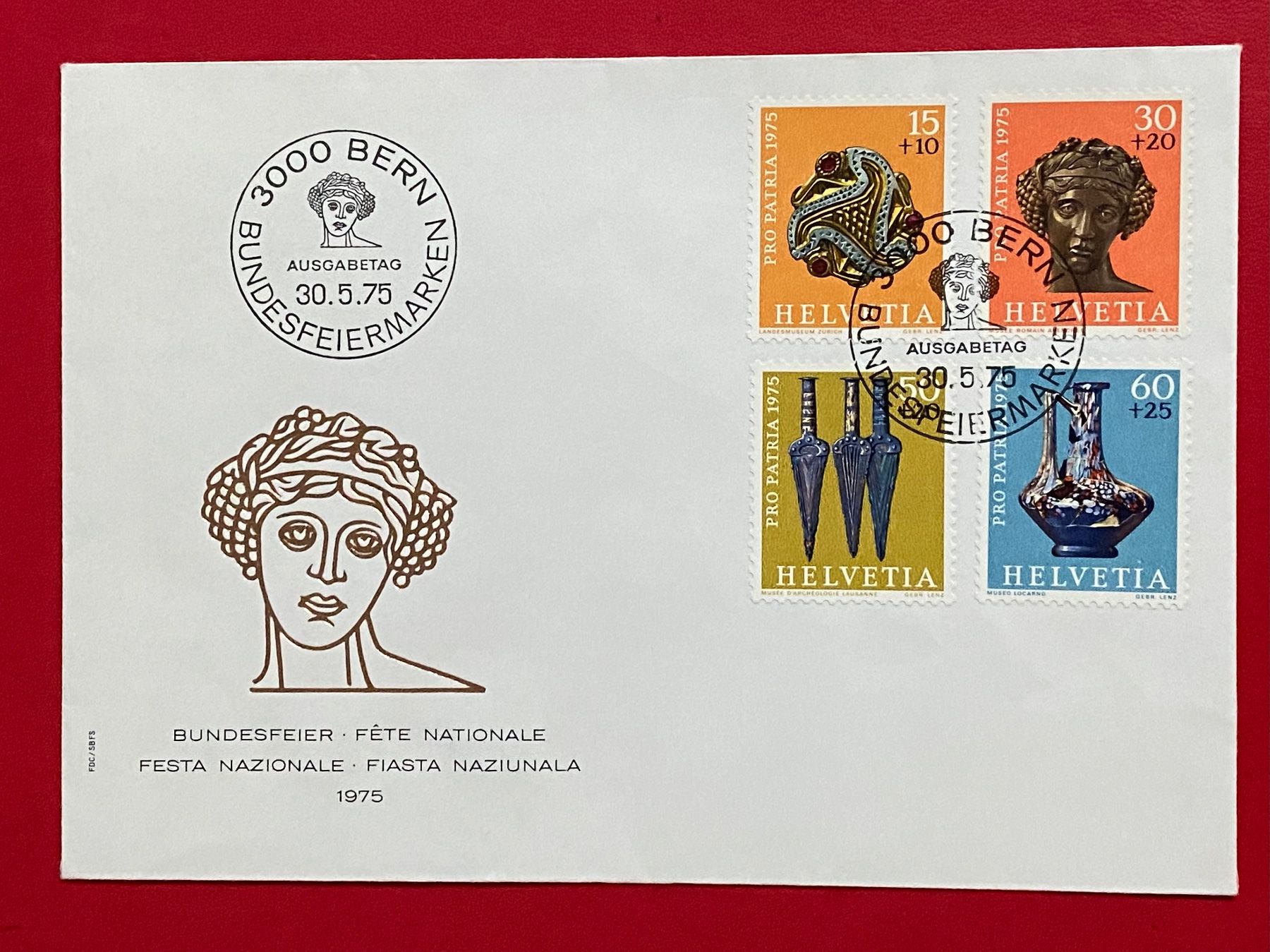 Tutti i francobolli: FDC - Fête Nationale Suisse – Usato da Petit-Lancy venduto da Solcarm 2