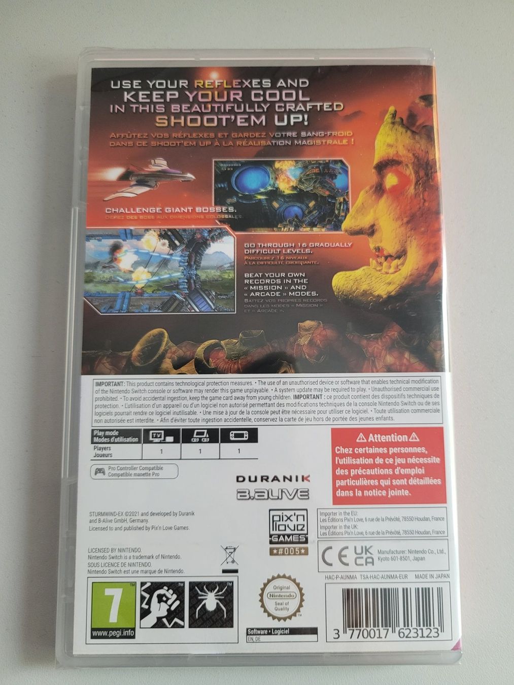 Giochi: Sturmwind EX (Switch), neu! – Nuovo e nell'imballaggio originale da Uezwil venduto da -Retrogames- 1