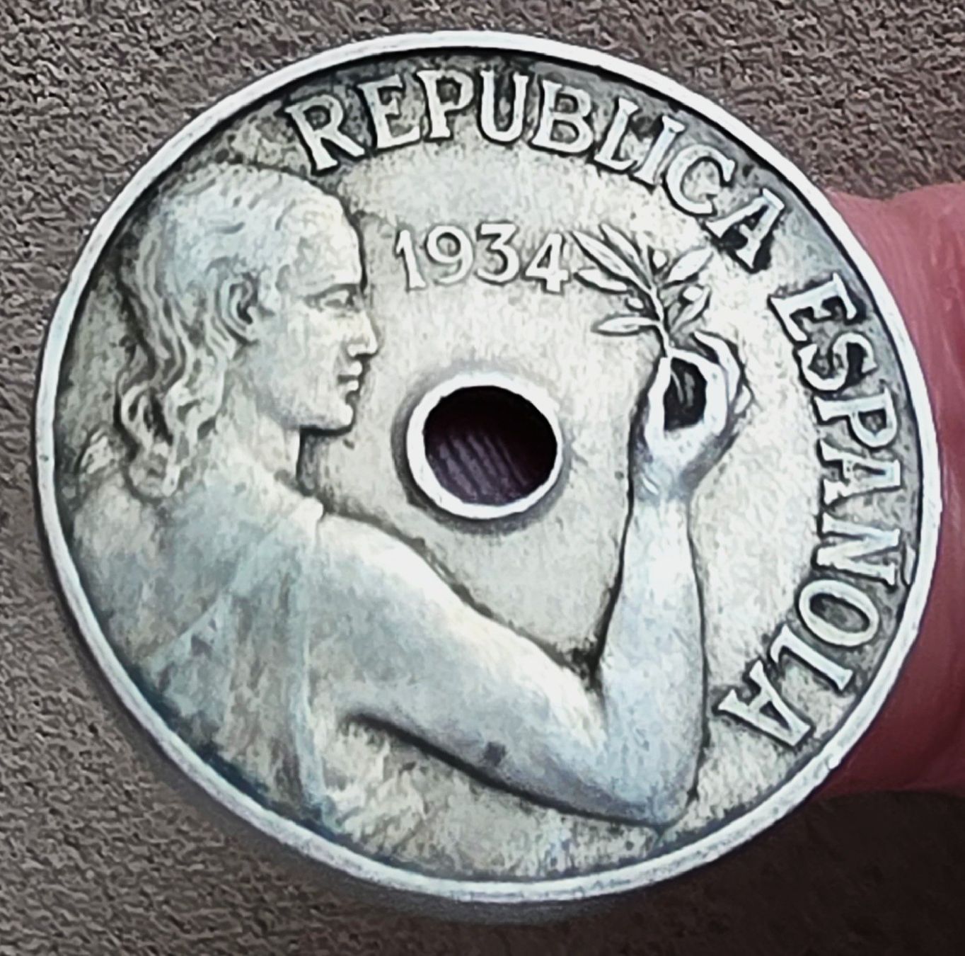 Tutti le monete: SPANIEN 25 CENTIMOS 1934 – Usato da winterthur venduto da CoinPassion