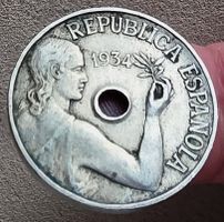 SPANIEN 25 CENTIMOS 1934