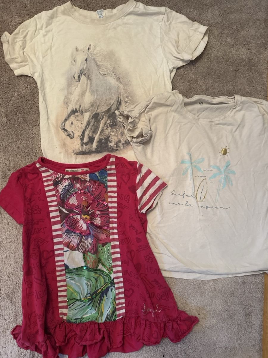 Camicette, T-shirt & Top: 3 Mädchen Shirts 134 – Usato da Wädenswil venduto da dor_ddx7