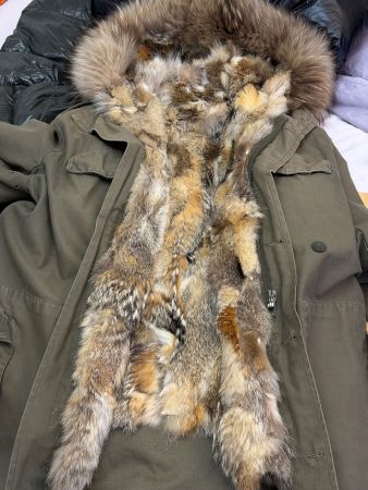 Barbed Parka Italy L, Pelz, Echtfell