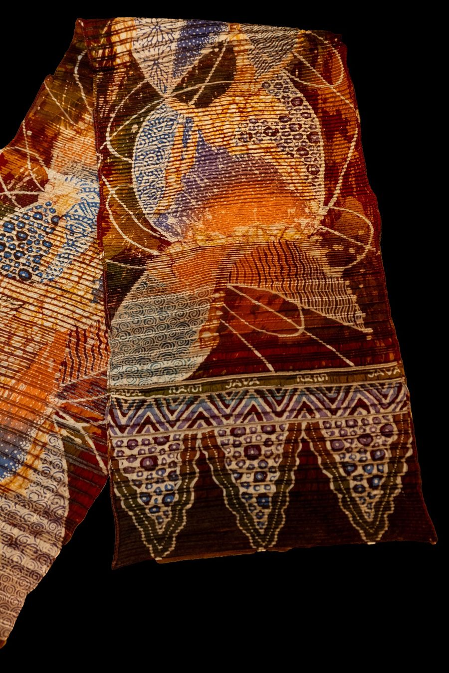 Tessuti: Batik Tulis auf strukturierter Seide – Nuovo (secondo la descrizione) da Romanshorn venduto da ras_b6lp 6