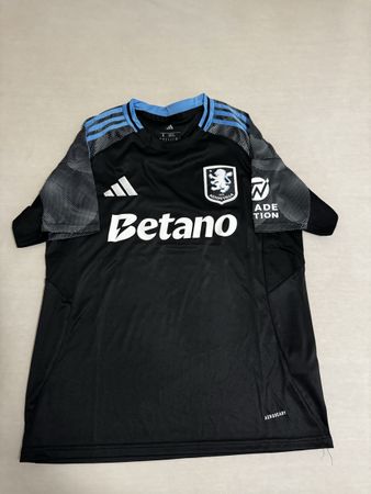 Aston Villa Fussball Trikot Schwarz Grösse S Sommer 2023 Neu