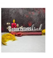 Neue Stanzschablone Schriftzug Geburtstagskind