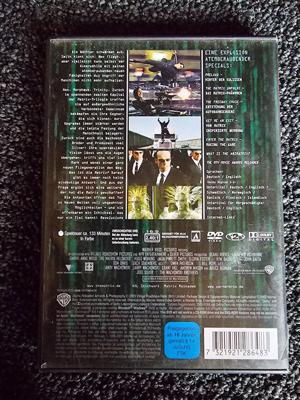 Tutti i DVDs: MATRIX RELOADED(13900) – Usato da Ruswil venduto da M71 1