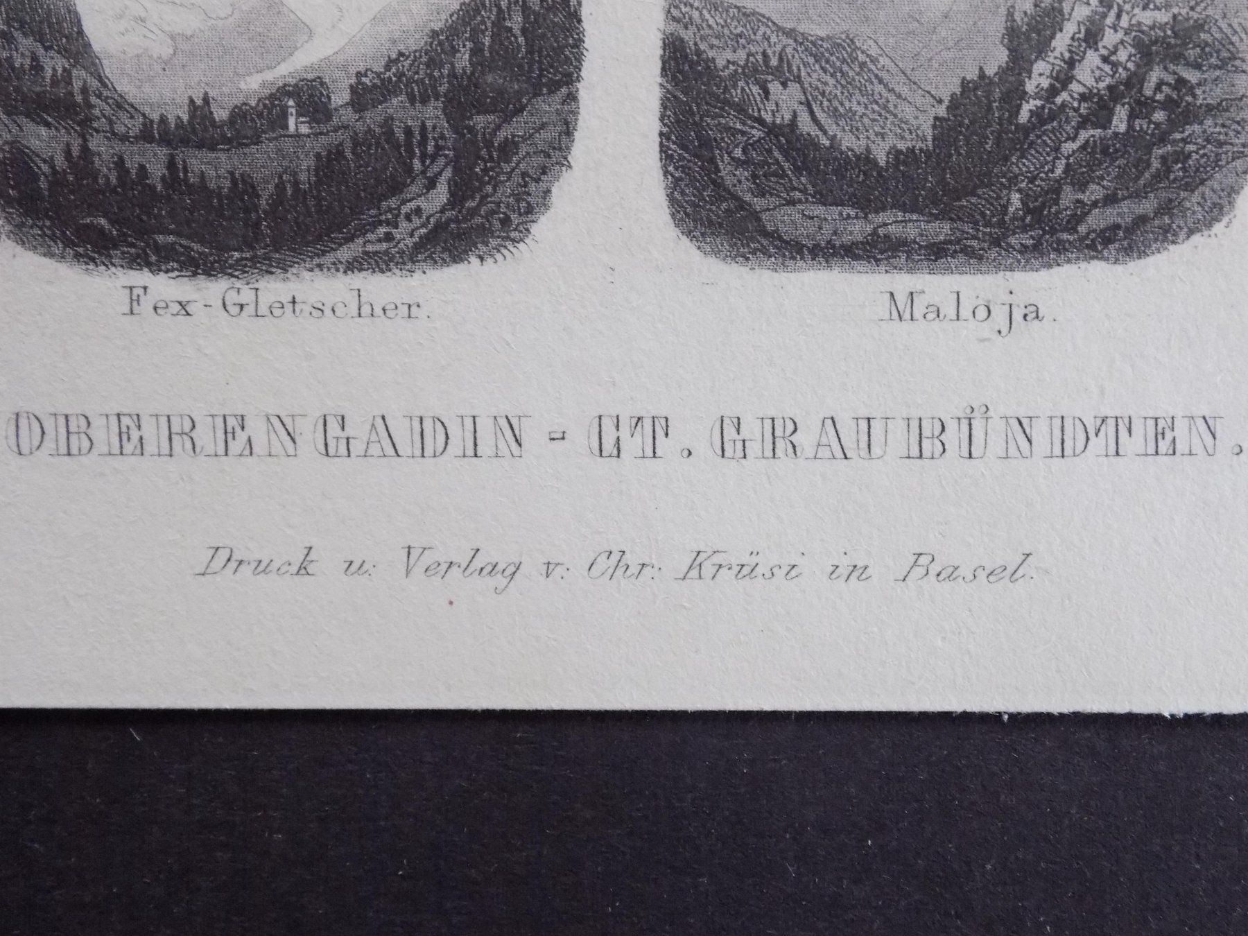 Gravures: Oberengadin Bernina Maria – D'occasion à Risch par Rischli15 2