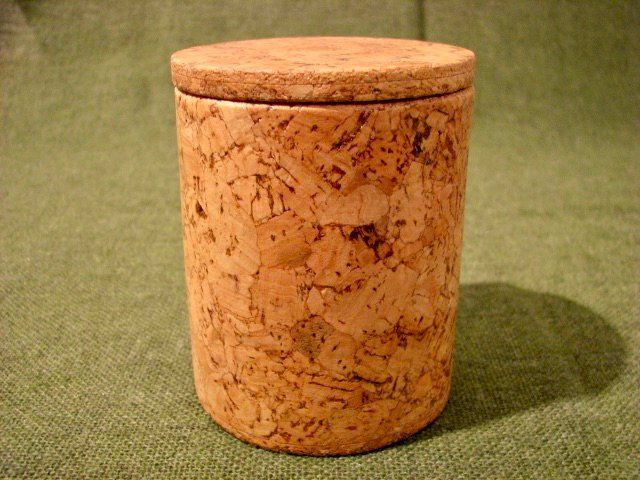 Contenitori & Simili: Kork Dose Schmuck Box Case Schatulle mit Deckel rund E) – Nuovo (secondo la descrizione) da Wil ZH venduto da Arbolero 2