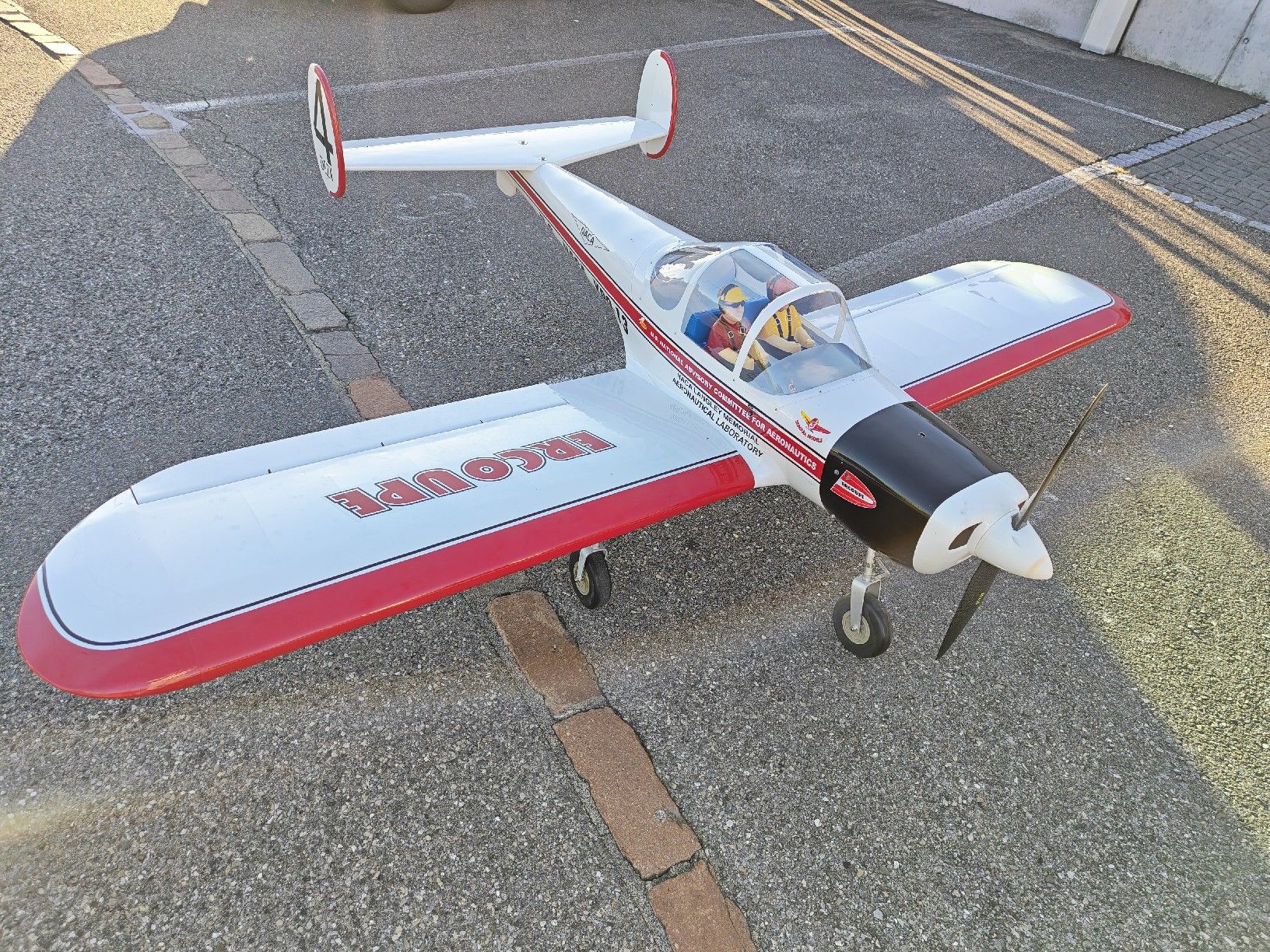 Modellismo RC: schönes RC Flugzeug Ercoupe, neu – Nuovo (secondo la descrizione) da Kallern venduto da Slobsen