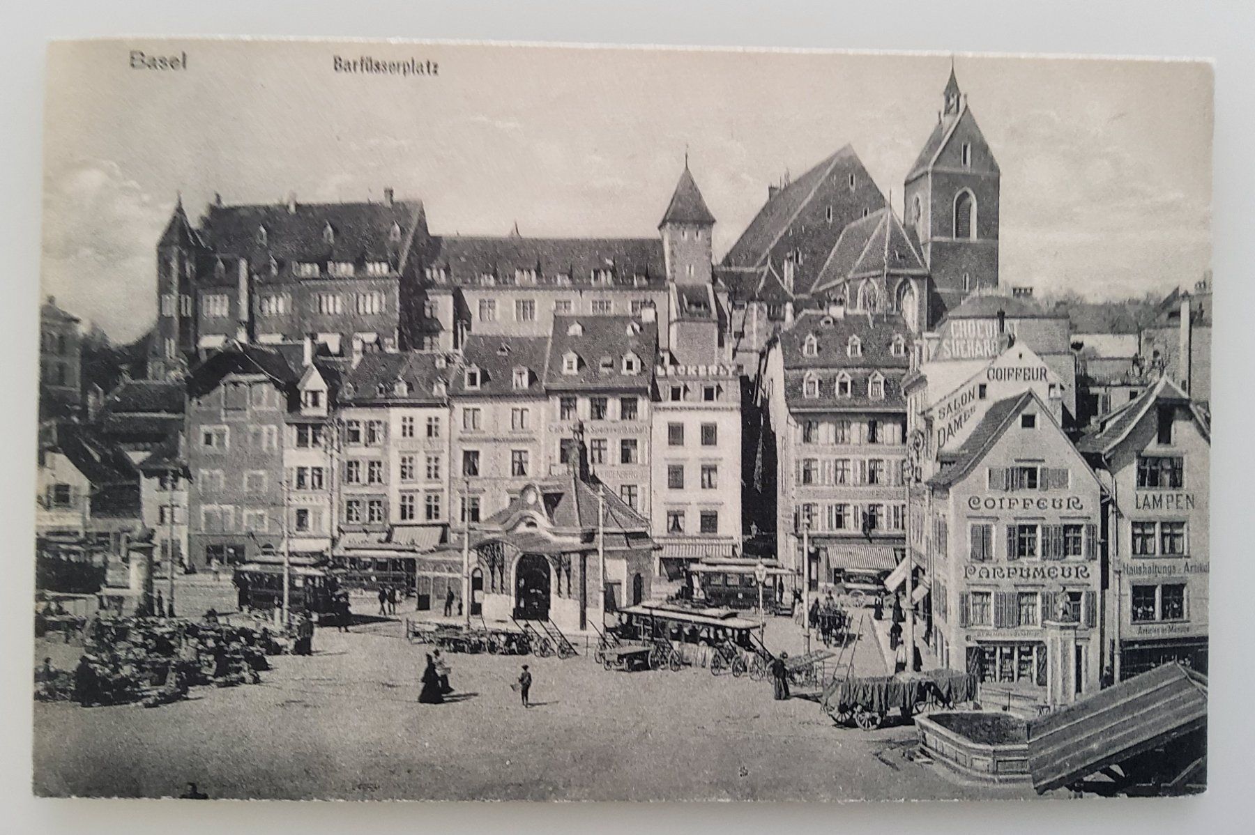 Cartoline postali: Ansichtskarte Basel Barfüsserplatz – Nuovo (secondo la descrizione) da Buchrain venduto da mue_kru