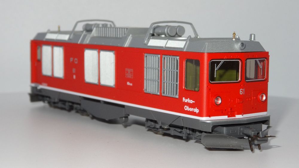 Bemo 1267201, FO, HGm 4/4, Nr: 61, Zahnraddiesellok, NEU 5