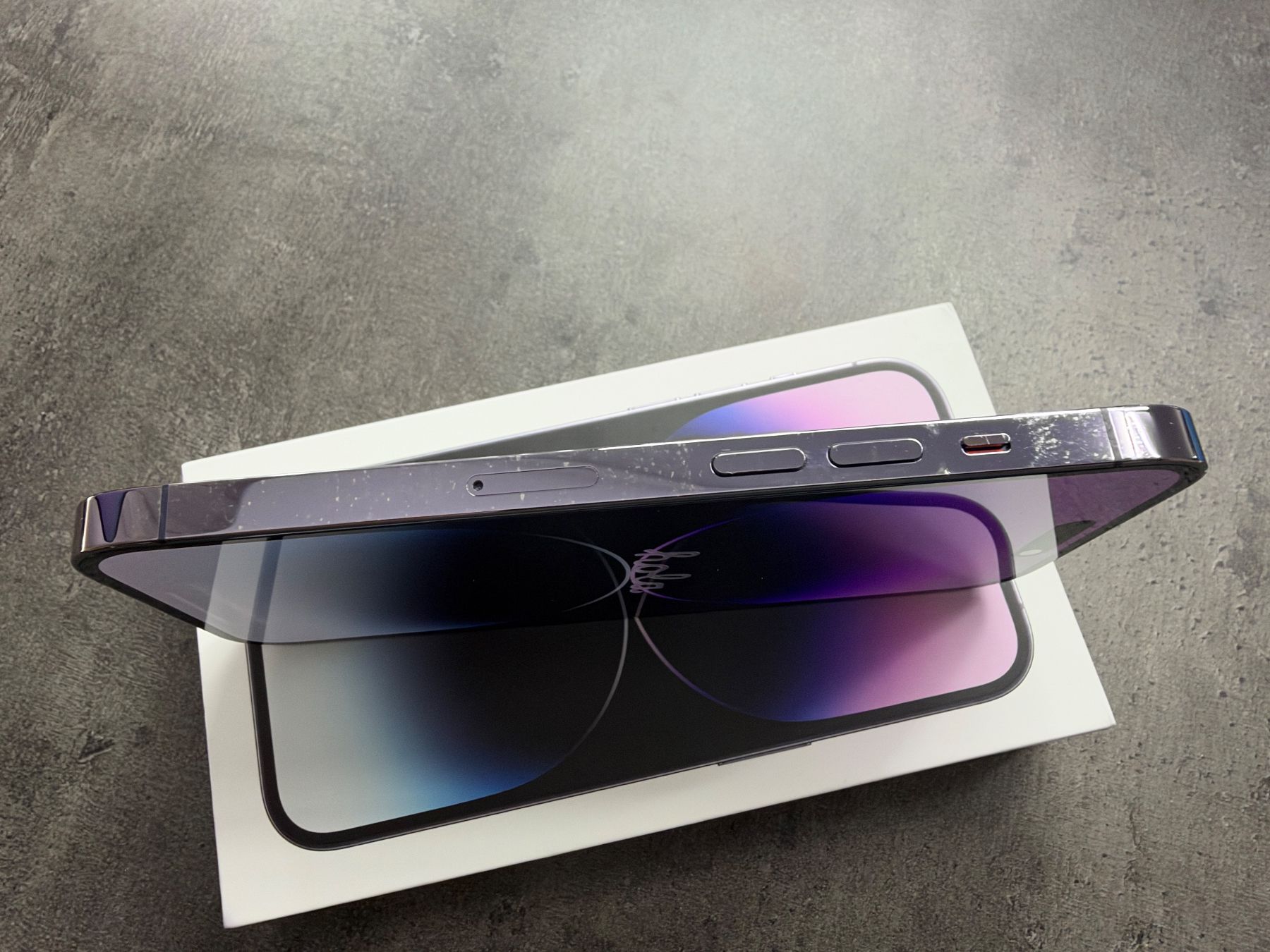 Apple Handys / Smartphones: iPhone 14 Pro in Deep Purple mit 128Gb + OVP – Gebraucht aus Grenchen von servet.t 5