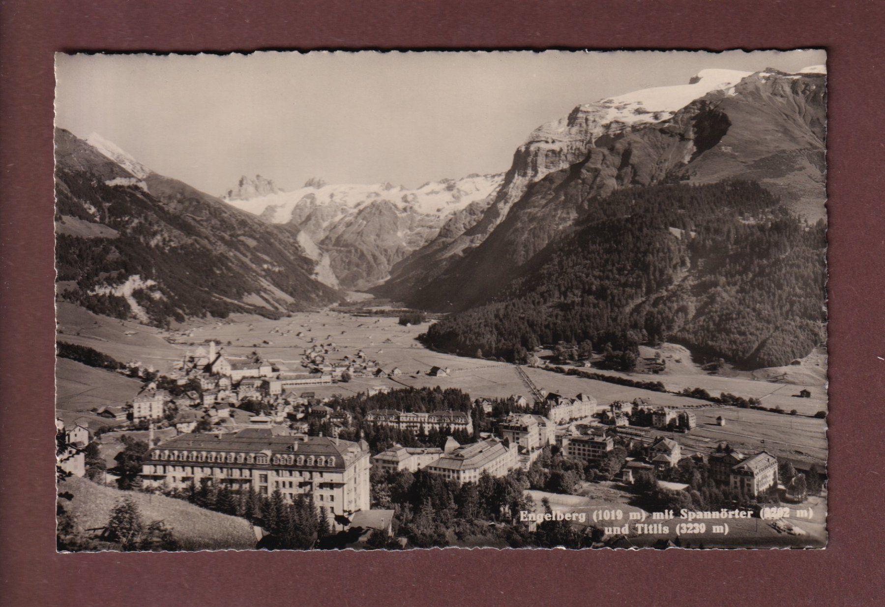 Cartoline postali: ENGELBERG - Spannörter - Titlis – Usato da Pully venduto da nicecards-shop