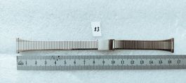 Uhrenarmband Stainless Steel 15.85 mm Anstoss, Silber Farbe
