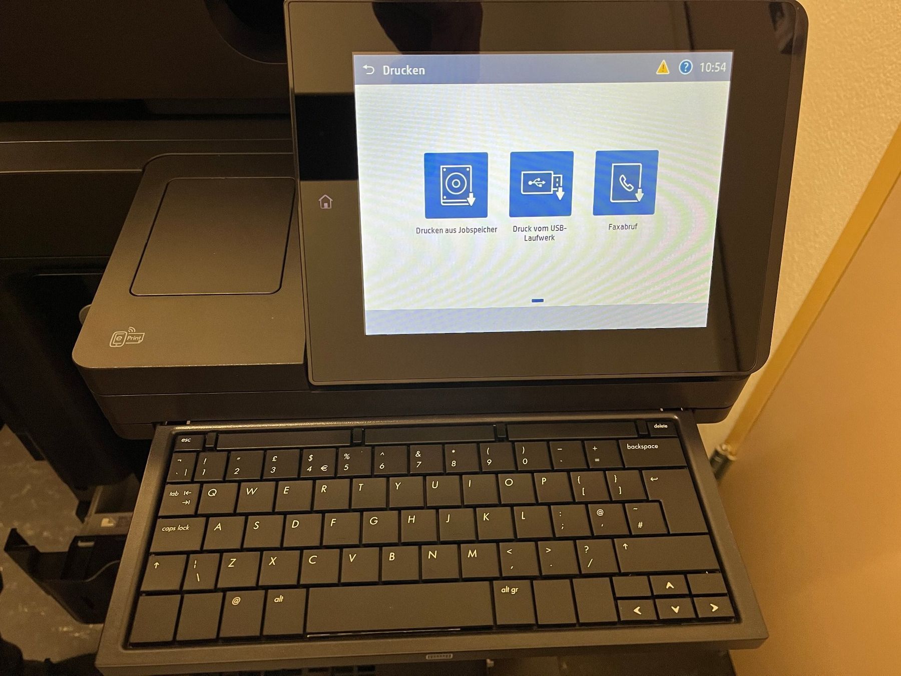 Hewlett Packard Drucker: HP LaserJet Enterprise Flow M630z Top A4 Multifunktionsgerät – Gebraucht aus Glattbrugg von copytron 6