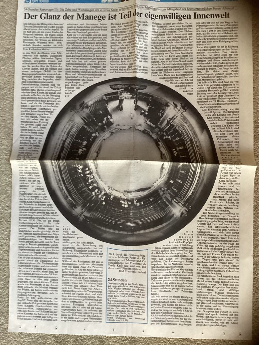 Foto & Immagini: Circus Knie Zeitungsbericht 1988 – Usato da Reichenbach i. K. venduto da astra2010